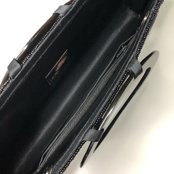 Dolce Vita Luxury Textured Clutch TORTOISE HANDLE Handbag - Picture 5 of 6